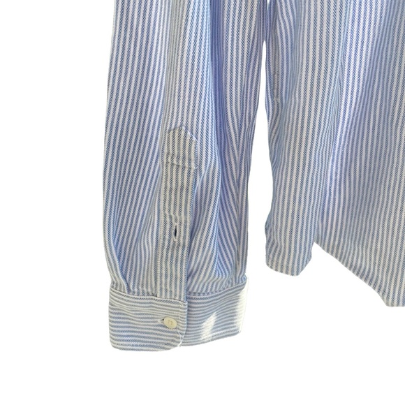 JoS. A. Bank Reserve blue striped button down sz. XL - Picture 5 of 5